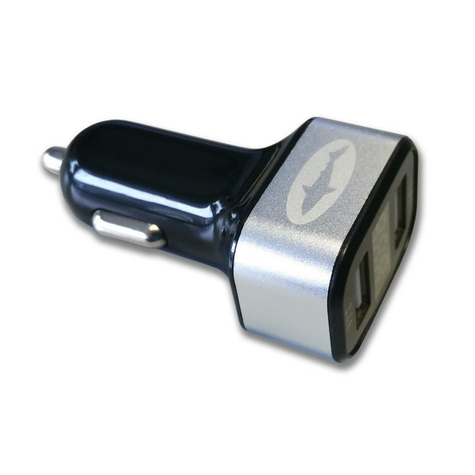 Reekin Usb Dual Car Charger 3.1a (Mit Ampere Anzeige)