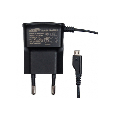 Samsung Ladegerät Eta-0u10 Micro-Usb 0,7a 1,5 M Black