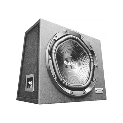 Sony Xs-Nw1202e Subwoofer Mit Gehäuse (30 Cm/12'')