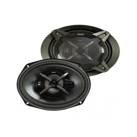 Sony Xs-Fb6930 3-Way Coaxial Speaker (16x24 Cm/6x9'') 450 Watt