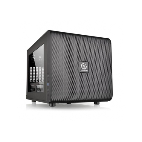 Thermaltake Core V21 Mini-Tower Matx Gehäuse Schwarz Usb3.0 (O.Nt.)