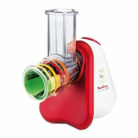 Moulinex Dj756g Zerkleinerer Fresh Express Plus 200 Watt Metallic-Rot-Weiß