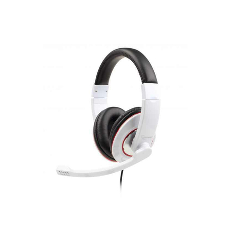 Gembird Mhs-001-Gw Kopfband Weiheadset Mhs-001-Gw