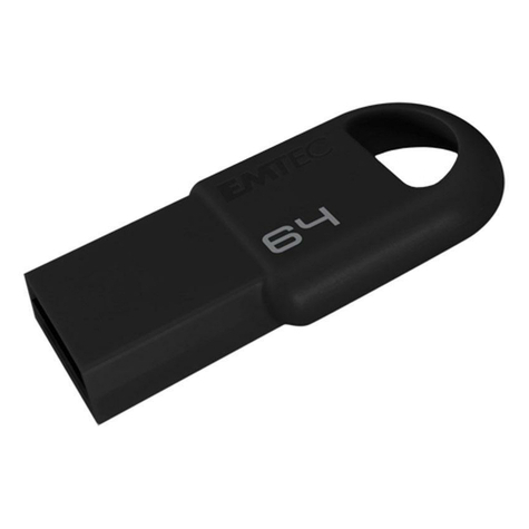 Usb Flashdrive 64gb Emtec D250 Mini (Schwarz)