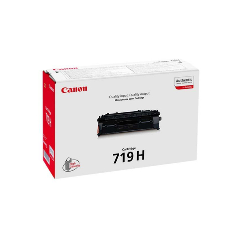 Canon Crg 719h Bk 6400 Seiten Schwarz 1 Stück(E)