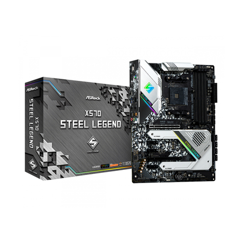 Asrock X570 Steel Legend Amd Buchse Am4 Amd Ryzen Ddr4-Sdram Dimm 2133,2400,2667,2933,3200,3466,3600,4133,4200,4266,4300,4400 Mhz