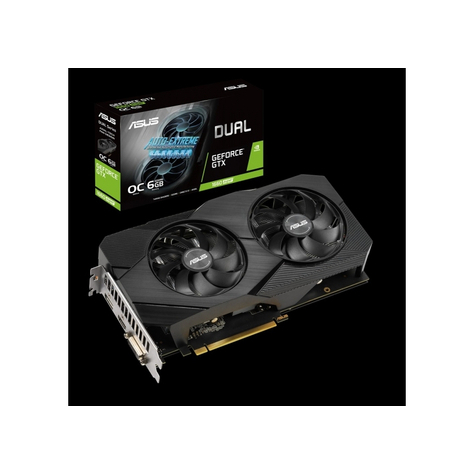 Asus Dual Dual-Gtx1660s-O6g-Evo Geforce Gtx 1660 Super 6 Gb Gddr6 192 Bit 7680 X 4320 Pixel Pci Express X16 3.0