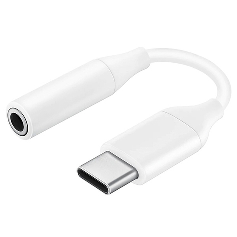 Samsung Adapter   Ee Uc10   Usb Typ C Zu 3,5mm Klinke   Weiss