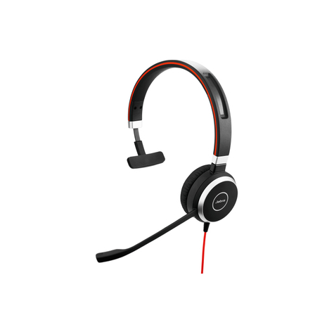 Jabra Evolve 40 Headset Mono 3,5 Mm/Usb-C Ms