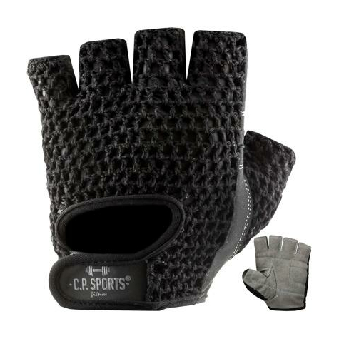 C.P. Sports Fitness-Handschuh Klassik, Schwarz-Anthrazit