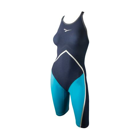 Finis Rival Wettkampfanzug Oben Back Kneeskin, Blau