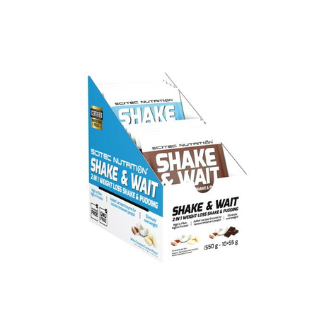 Scitec Nutrition Shake & Wait, 10 X 55 G Sachets