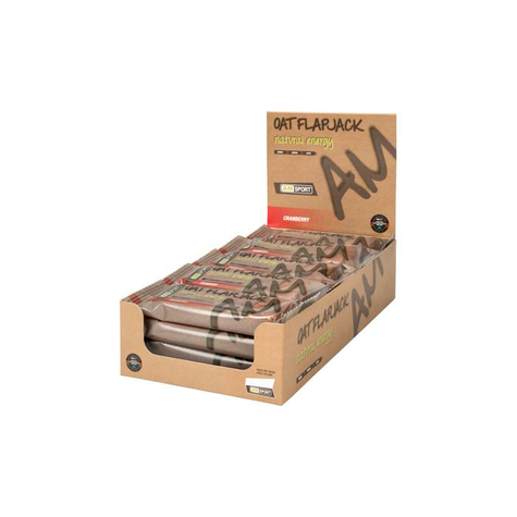 Amsport Oat Flapjack, 15 X 50 G Riegel