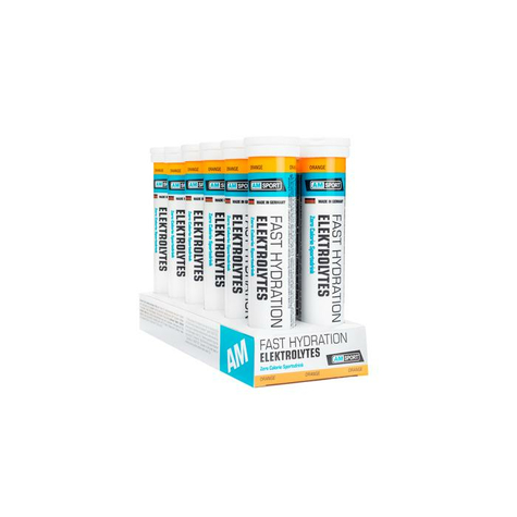 Amsport Fast Hydration Elektrolytes, 12 X 90 G Rrchen