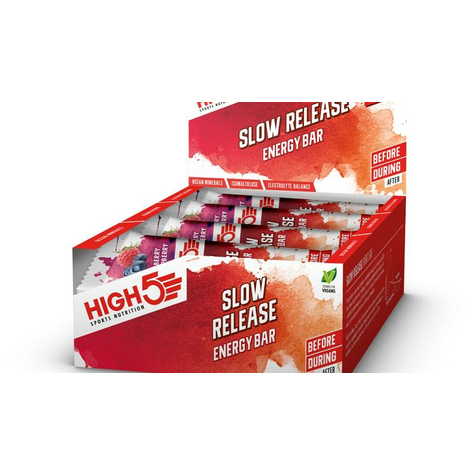 High5 Slow Release Energy Bar, 16 X 40 G Riegel