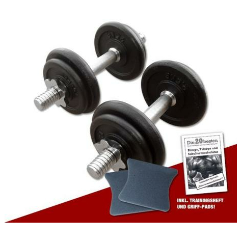 Ironsports Cast Dumbbell Set, 2 X 10 Kg