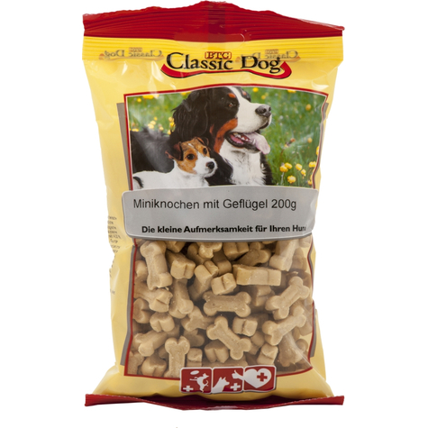 Classic Snacks,Cl.Snack Miniknoch Geflüg.200g