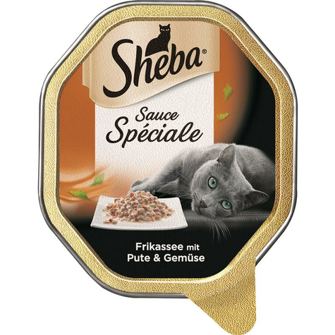 Sheba,She.Speci. Fricassee Turkey 85gs