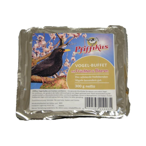 Pfiffikus Wildvogelfutter,Pfiff.Vogelbuffet Früchte  1st