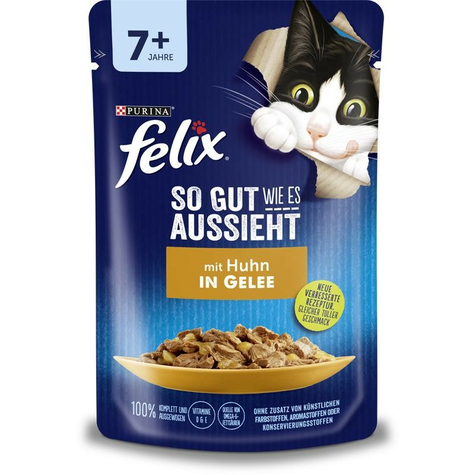 Nestle Katze,Fel. Pb Sgwea Senior Huhn 85gp