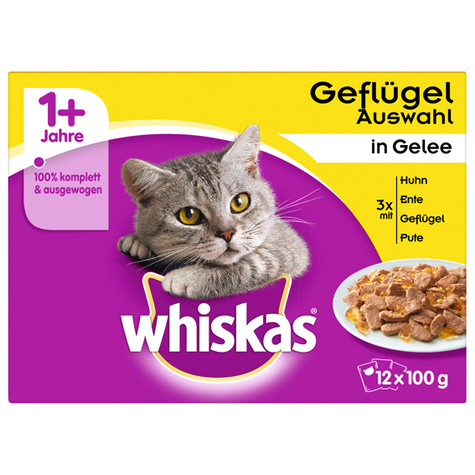 Whiskas,Whiskasmp Geflüg.Gelee12*100gp