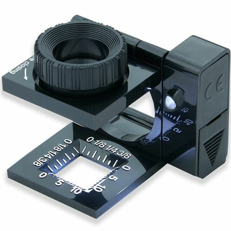 Carson Sewing Loupe Foldable With Led 11,5x15mm