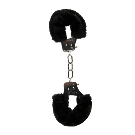 Handschellen : Furry Handcuffs Schwarz