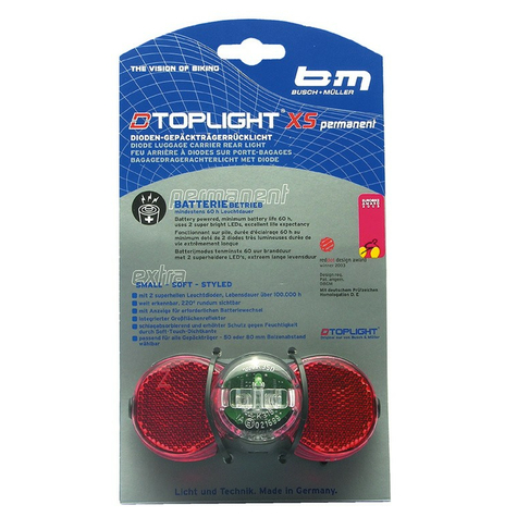 Batterie-Rklicht B&M D-Toplight Xs    