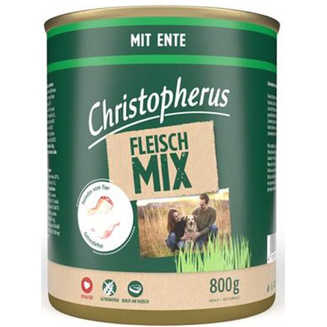 Christopherus Fleischmix Mit Ente 800g-Dose