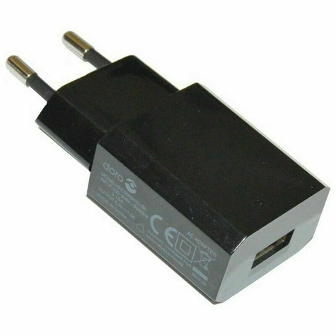 Doro Hkc0055010 3a Usb Ladeger 1amper Schwarz Adapter Netzteil Original