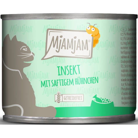 Mjamjam Insekt Mit Saftigem Hühnchen 200 G