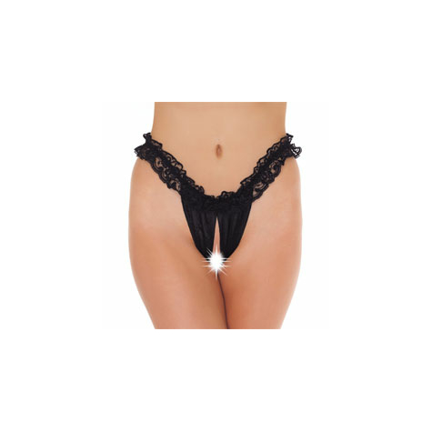 Frauenbrief : Frilly Schwarz Open Brief