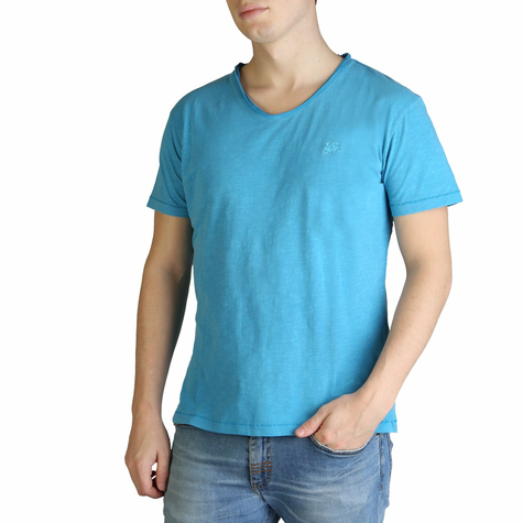 Bekleidung & T-Shirts & Herren & Yes Zee & T773_S500_0743 & Blau