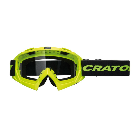 Mtb Brille Cratoni C-Rage   Neongelb Glanz, Scheibe Transparent 