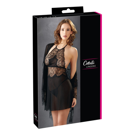 Neglige Neglige Set Schwarz M