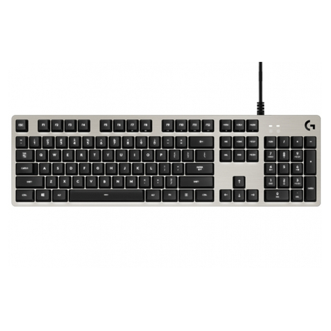 Logitech G413 Gamingtastatur Mechanisch, Silber