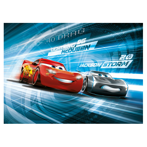 Photomurals  Photo Wallpaper - Cars3 Simulation - Size 254 X 184 Cm