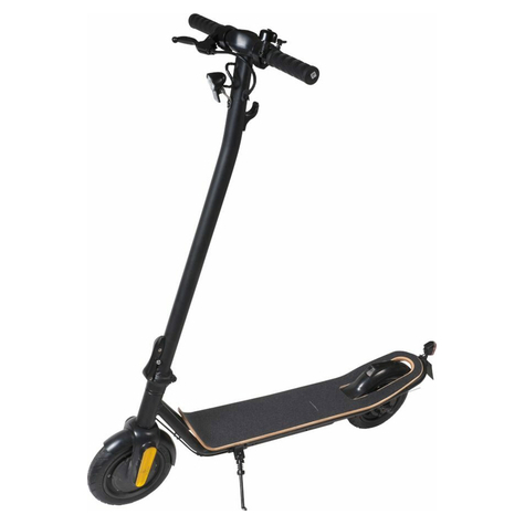 Denver E-Scooter Thor - Classic Scooter - 20 Km/H - 120 Kg - Both Genders - Black - Orange - 2 Wheel/Wheels