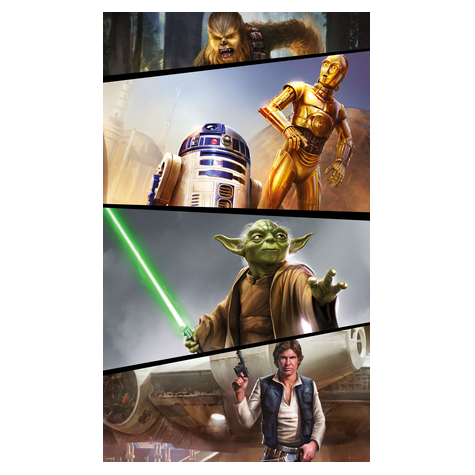 Non-Woven Wallpaper - Star Wars Moments Rebels - Size 120 X 200 Cm