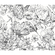 Vlies Fototapete - Flowerbed  - Größe 300 X 250 Cm